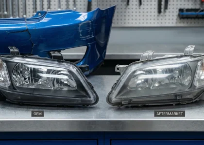 comparison of OEM vs aftermarket car headlights