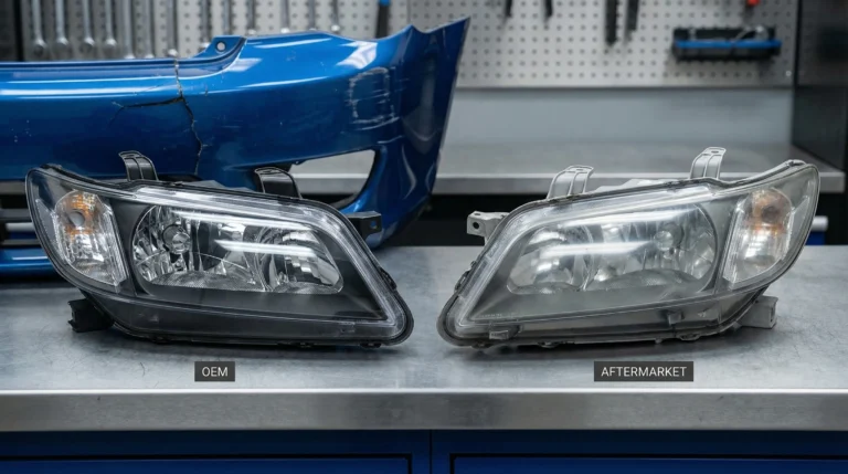 OEM vs Aftermarket Headlights After a Minor Crash: Will They Fit, Reuse Factory Bulbs, and Work Without Programming?